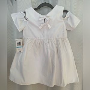 GB Girls Dress White Off The Shoulder Ruffle Summer Dress 5 Casual Cool NWT $34